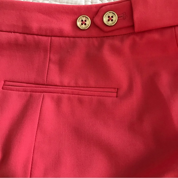 Final sale New WOT Calvin Klein Barbie Pink Trousers dress pants Button Detail - Picture 6 of 8